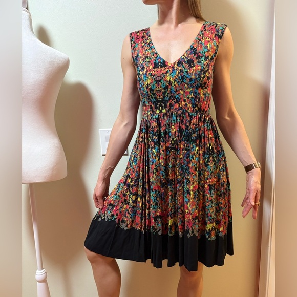 Anthropologie Plenty by Tracy Reese midi multicolor sleeveless dress 4 - Picture 2 of 6